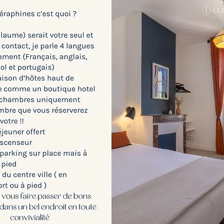 Les Seraphines - D'hotes - Guests House Bed & Breakfast 4*